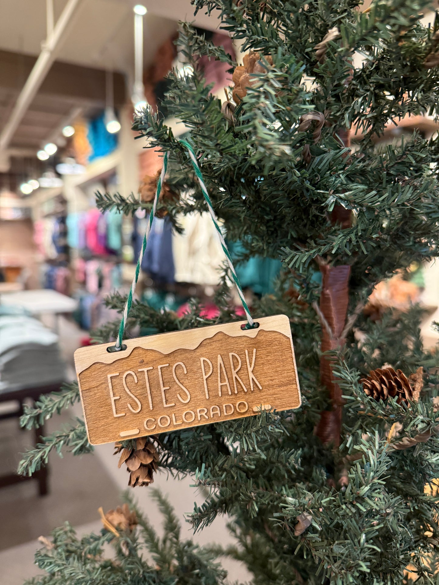 Ornament - Estes Park / Colorado License Plate