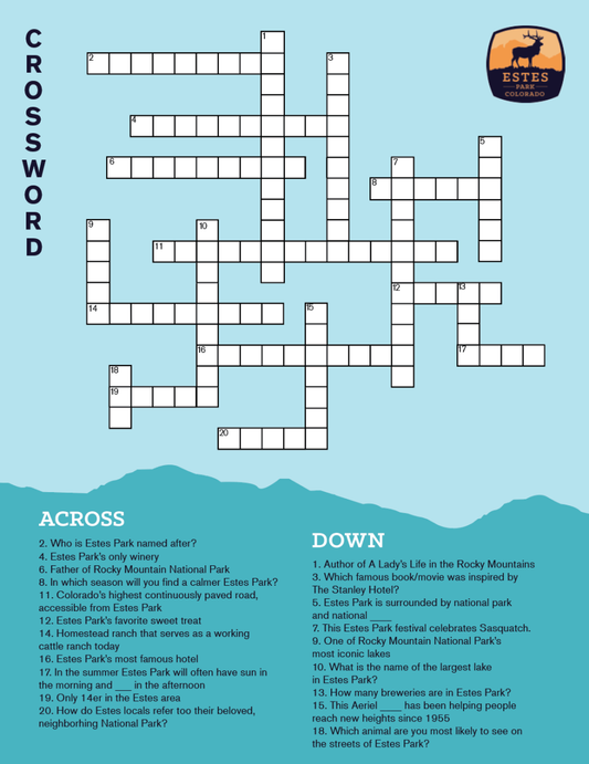 Estes Park Crossword