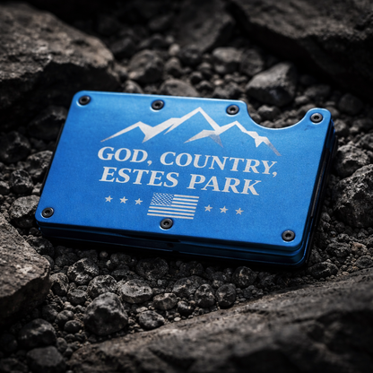 “Ridge” Aluminum Wallet - God, Country, EP
