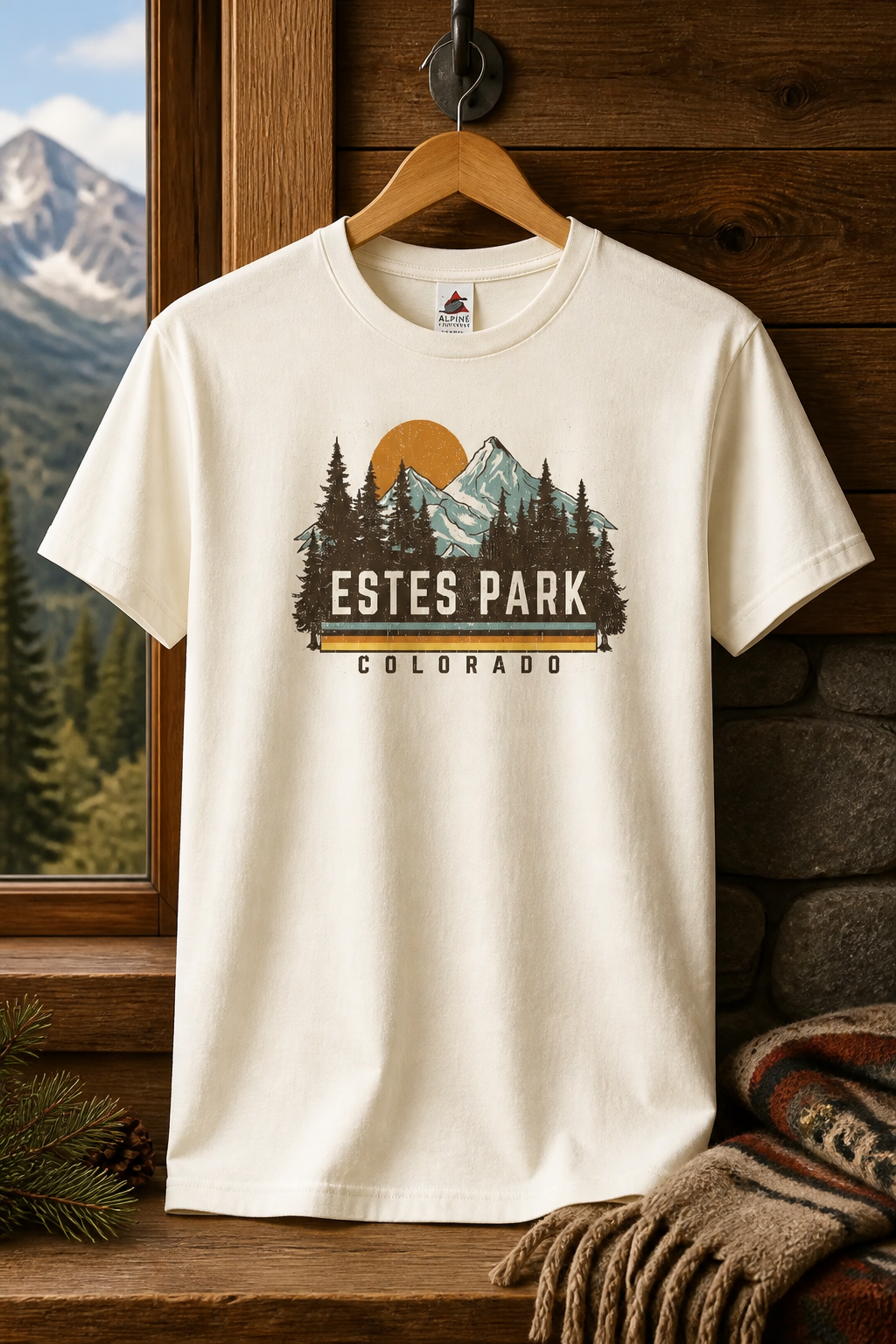 More Gains Mountains Tee