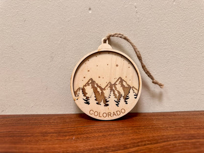 Ornament - Mountain Circle