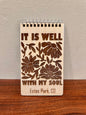 Notebook - It is Well with my Soul