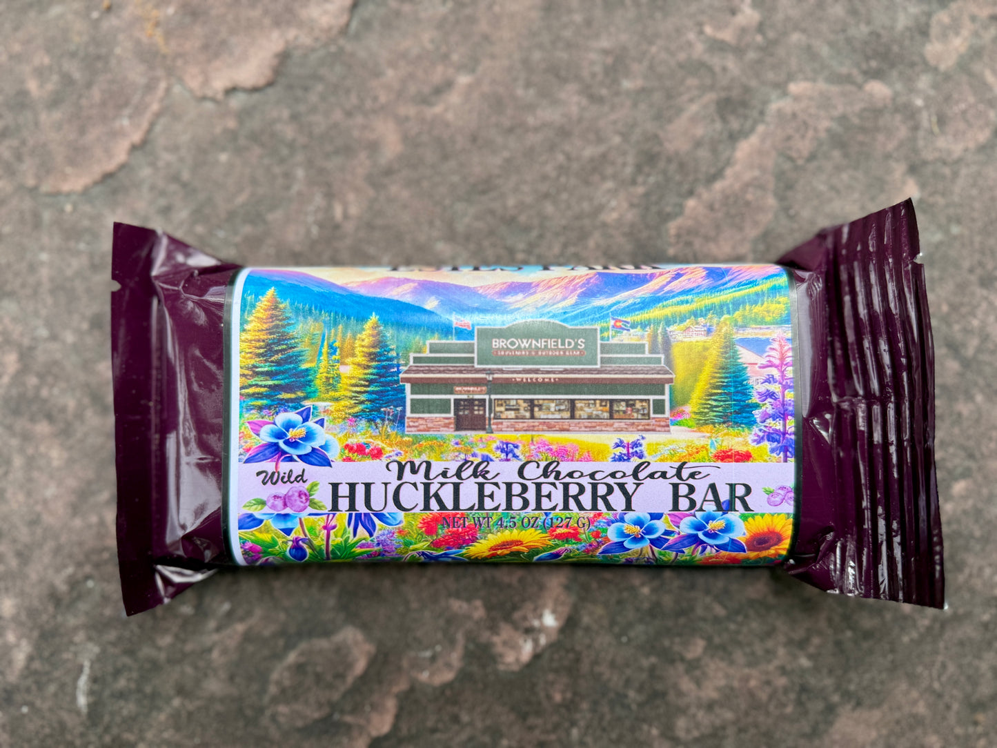 Huckleberry Milk Chocolate Bar
