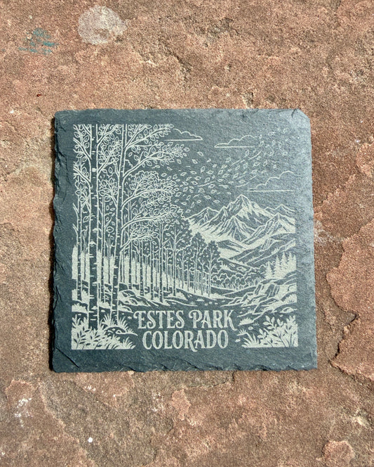 Coaster - Fall Aspen Scene Slate