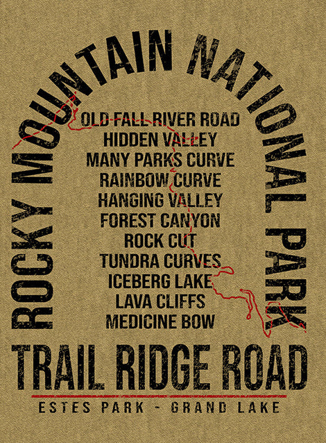 Trail Ridge Road Tee