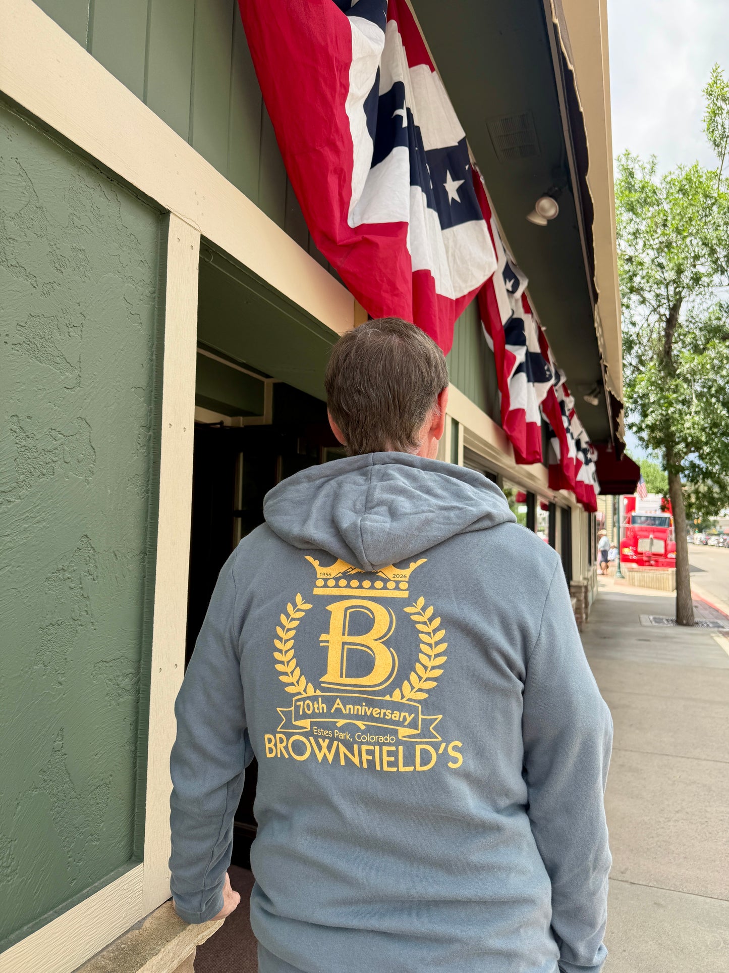 Brownfield's 70th Anniversary Zip Hood