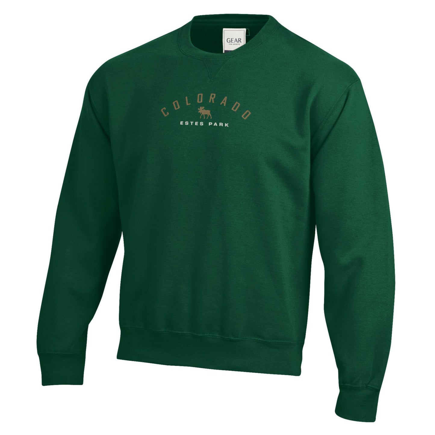 One Again Moose Emb. Crewneck