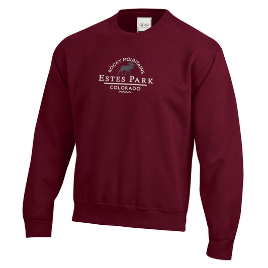 Skipper Moose Emb. Crewneck