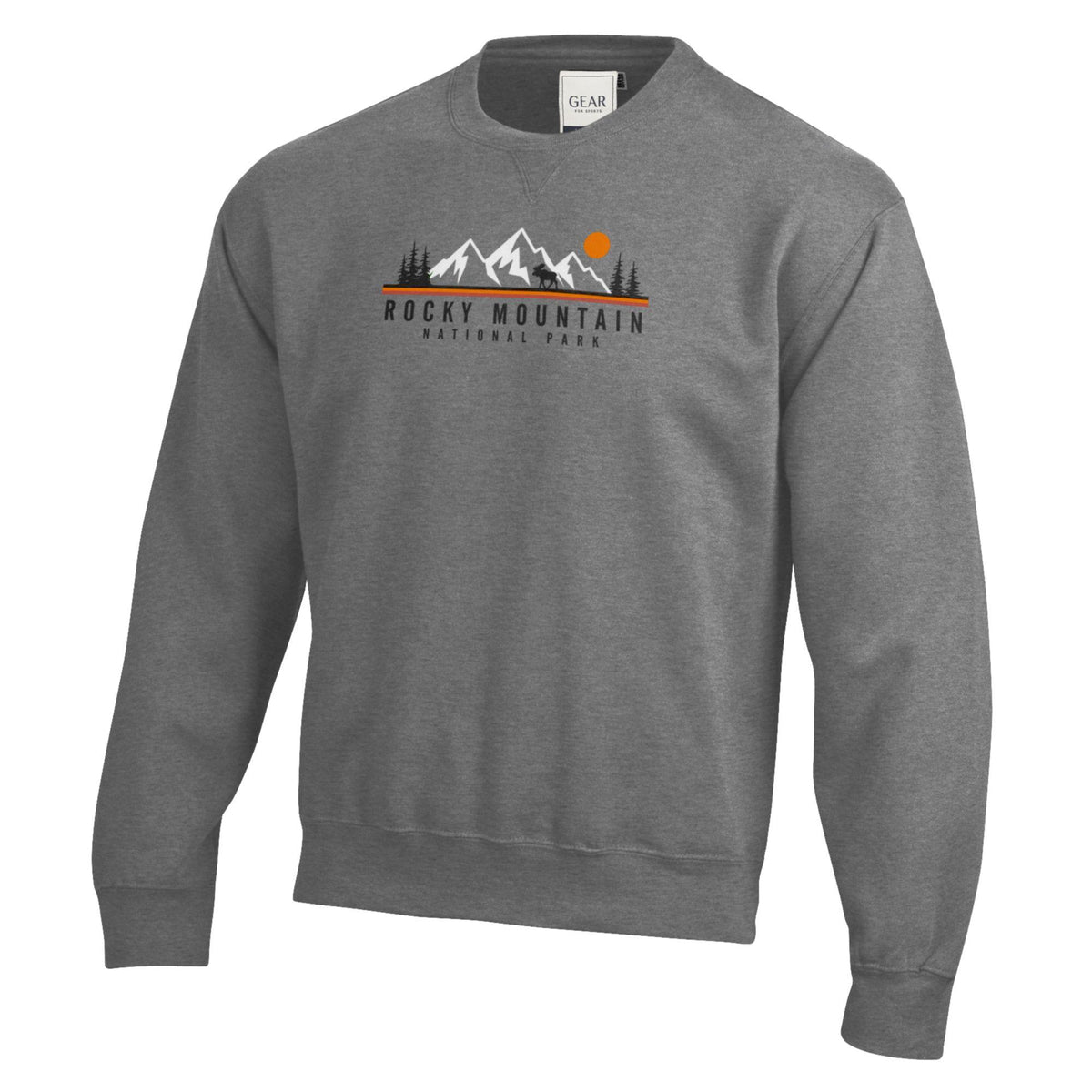 Moose March Emb. Crewneck